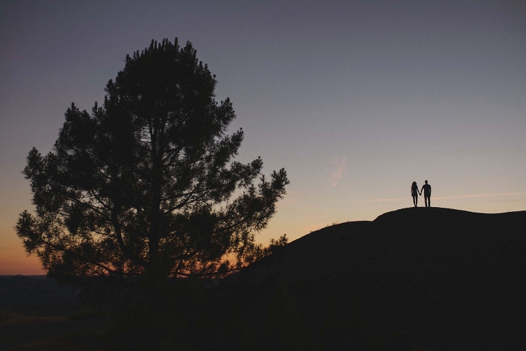 Fotografía artistica de boda Jaén Atardecer