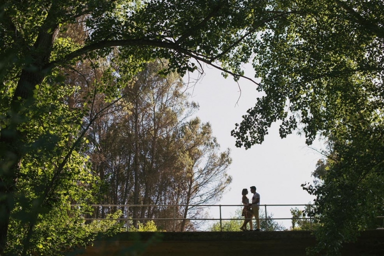 Puente Fotografía actual moderna de pareja Andalucía Jaén
