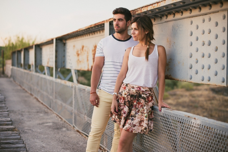 Fotografía actual moderna de pareja Andalucía Jaén