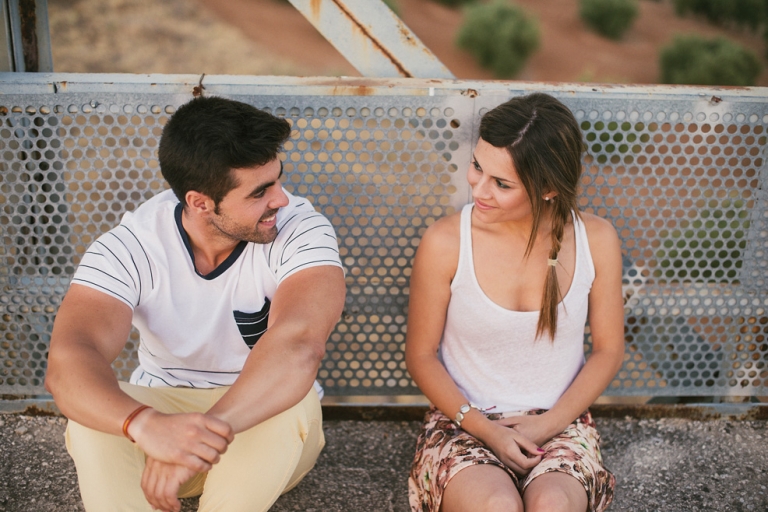 Fotografía actual moderna de pareja Andalucía Jaén