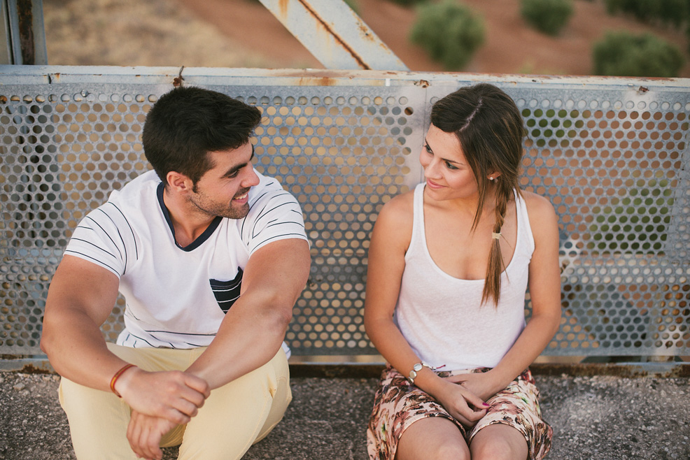 Fotografía actual moderna de pareja Andalucía Jaén