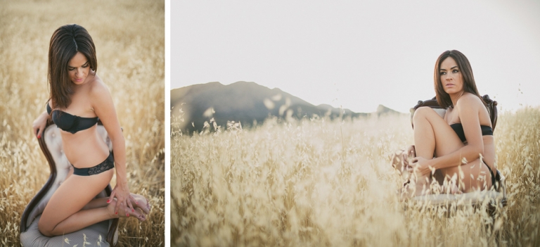 Fotografía boudoir en exterior España, Lencería