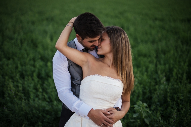 fotografo artistica de boda en el bosque