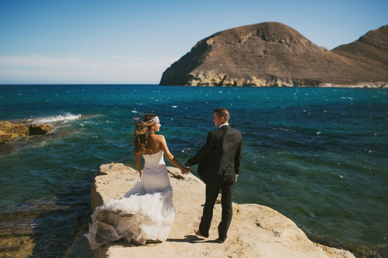 Fotos original de boda playa