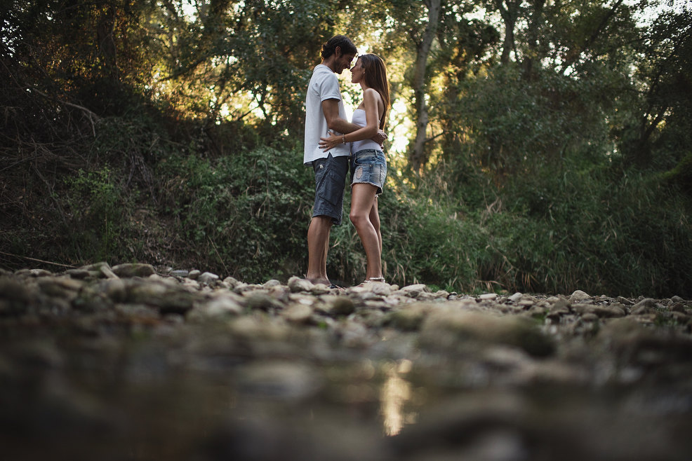 Alicia y Pablo fotos originales de pareja Jaén0208 Fotos Preboda en el Rio - Jaén - Fotografo de BODAS