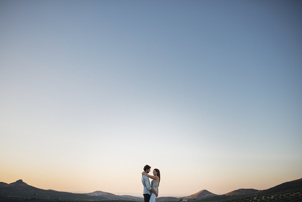 Alicia y Pablo fotos originales de pareja Jaén0225 Fotos Preboda AL ATARDECER - Jaén - Fotografo de BODAS