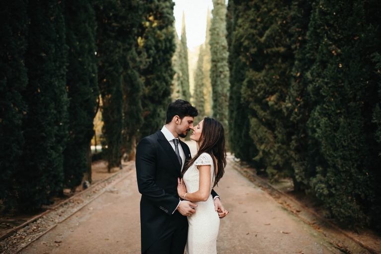 fotos boda romantica La Alhambra Granada Jaen